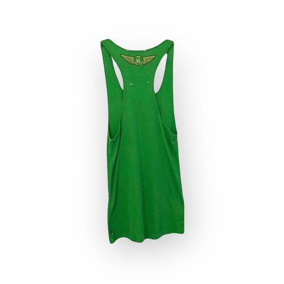 new Harajuku Lovers ❤︎ Gwen Stefani Face Graphic Tank Top ❤︎ Emerald Green ❤︎ XL - Picture 13 of 16